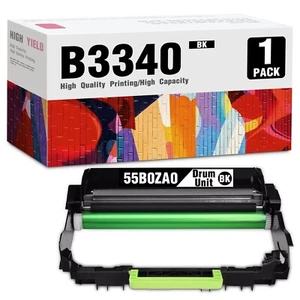 Compatible 55B0ZA0 Black Drum Unit (1-Pack) for Lexmark Printers MS331/431 - Picture 1 of 7