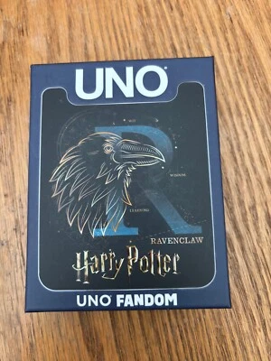 HARRY POTTER RAVENCLAW UNO FANDOM NEW SEALED - Image 1 of 2