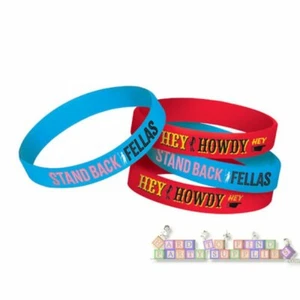 TOY STORY 4 PULSERAS DE GOMA (4) ~ Suministros de fiesta de cumpleaños Favores Pulseras - Imagen 1 de 1