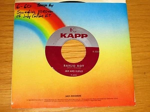 POP/BANJO 45 RPM - JAN AND KJELD - KAPP 335 - "BANJO BOY" - Picture 1 of 2