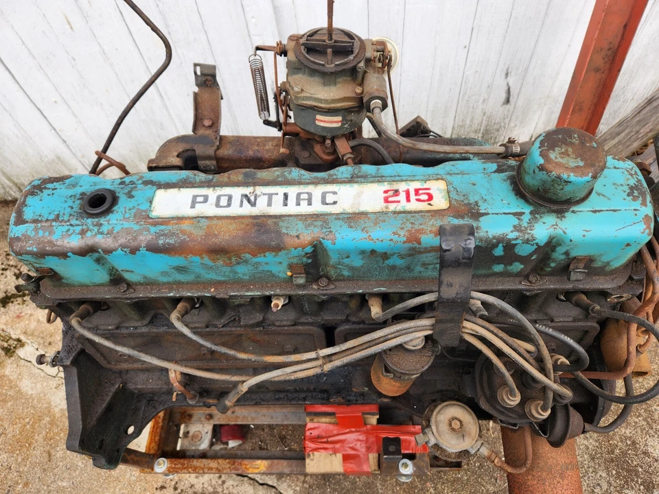 1964 65 Pontiac 6cyl 215 двигатель Tempest Lemans старая школа Hot Rod  - Изображение 1 из 4