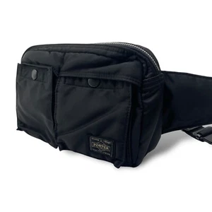 Yoshida Porter Tanker mini Waist Bag Shoulder bag Black men products from JAPAN - Picture 1 of 5
