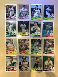 Lot of 16 - 2020 Topps Update '85 Topps CLEMENTE, RYAN, GRIFFEY, GIBSON, BROCK+ - Picture 1 of 2