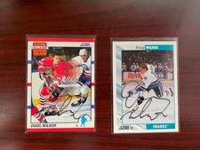 Doug Wilson autographed signed hockey cards