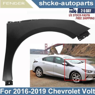 Primed Steel Fender For 2016 2017 2018 2019 Chevrolet Volt Front Right Side - Изображение 1 из 4