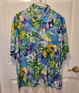 Mens JAMS WORLD TROPICAL Hawaiian Shirt Rayon Mens Sz XXL  Freshly Laundered - Picture 1 of 4