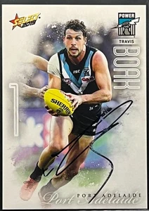 Signed Travis Boak Port Adelaide Power Autograph on 2019 Select Card - Picture 1 of 1