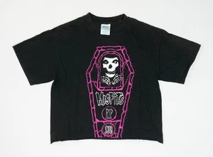 Camiseta Vintage Misfits Talla M Azul Uva 2003 Rip 138 Danzig Metal Band Camiseta Recortada - Imagen 1 de 15