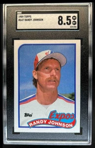 1989 Topps Randy Johnson Rookie RC #647 SGC 8.5 - Picture 1 of 2