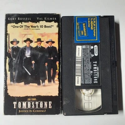 Tombstone VHS 1993 Western Original Release Buena Vista Pictures - Image 1 of 2