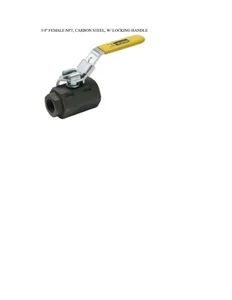 PARKER 3/4" WEIBLICH NPT, KOHLENSTOFFSTAHL, MIT VERRIEGELUNGSGRIFF XVP500CS-12 - Bild 1 von 1