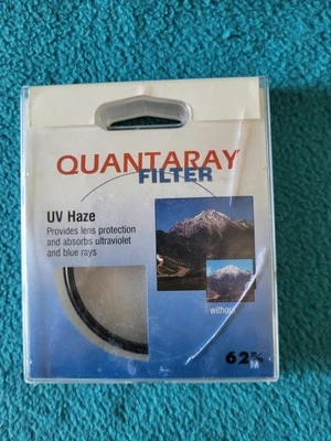 Quantaray Filter UV Haze 62mm #24-166-2204 in plastic case - Image 1 of 4