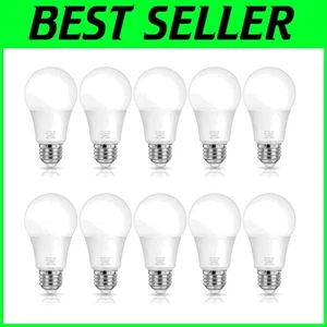 A19 LED Bulbs 100W Equivalent, Daylight 5000K, 10-Pack - Picture 1 of 10