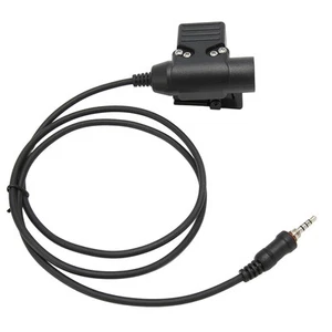 Walkie Talkie Headset Adapter Press Type Compact Safe Connection For HLF - Zdjęcie 1 z 12