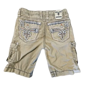 Pantalones Cortos Clásicos Rock Revival Para Hombre 32x24 Carga Bordados Doble Bolsillo Trasero Ejército - Imagen 1 de 10