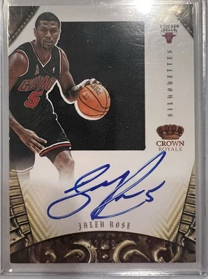 Jersey Jalen Rose 2012-13 Panini Preferred - Silhouettes automático/49 Foto 1 de 2