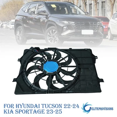 Radiator Cooling Fan Assy For Hyundai Tucson 2022-2024 Kia Sportage 2023-2025 - Image 1 of 4