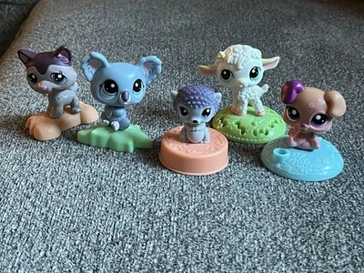 Lot Of 5 Littlest Pet Shop McDonald’s Toys 2006-2011 - Image 1 of 3