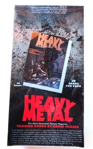 1991 Comic Images Heavy Metal Covers Trading Card Box Sealed (48 Packs) - Bild 1 von 1