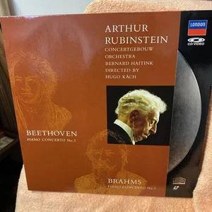 BEETHOVEN ARTHUR RUBINSTEIN 12" Laserdisc Japan 25022 - Picture 1 of 5