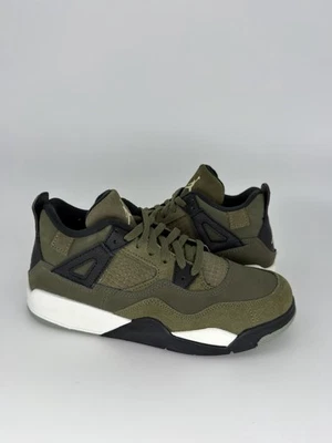 Air Jordan 4 Craft Mediano Oliva Preescolar Talla 3Y Nuevo FB9929-200 Niños Pequeños PS Foto 1 de 4
