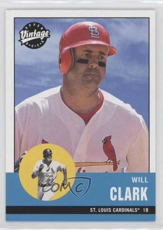 2001 Upper Deck Vintage Will Clark #206 - Image 1 of 2