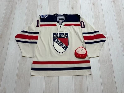 Camiseta deportiva de hockey Reebok clásica de invierno de Marian Gaborik NHL New York Rangers 2012 L Foto 1 de 4