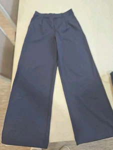 Halara Medium Regular Length High Waisted Side Pocket Work Flare Midnight Blue - Picture 1 of 4