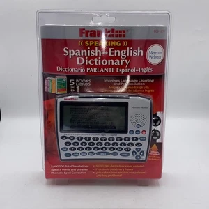 Franklin Speaking Spanish English Dictionary Merriam Webster BES-1850 NEW - Picture 1 of 2
