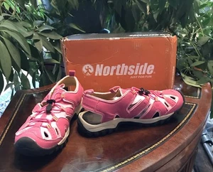 NORTHSIDE BURKE II Kids Size 5 Pink Active Sandals Slip On - Picture 1 of 7