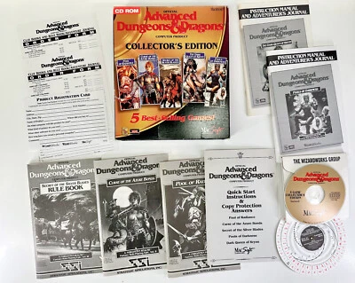 Advanced Dungeons & Dragons Edición Coleccionista (Macintosh) Excelente Estado Foto 1 de 4