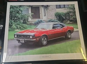 (1983) POWER GRAPHICS CORP. STOCK #606 1968 CAMARO 24X16 POSTER - Bild 1 von 14