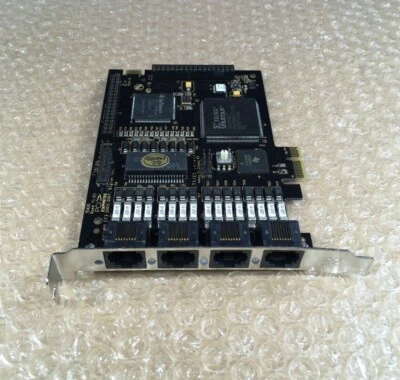 Digium Wildcard TE420 Quad T1/E1 PCI EXPRESS 3PCBTE420LF-B1 OEM-201505280757 - Image 1 of 3