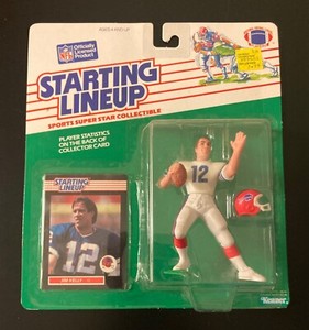 1989 Jim Kelly Buffalo Bills Starting Lineup by Kenner - New in Package