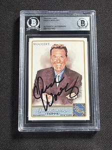 CHUCK WOOLERY 2011 TOPPS ALLEN & GINTER SIGNED AUTOGRAPHED CARD BAS AUTHENTIC