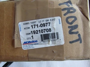 ACDelco Front Disc Brake Pad Kit 171-0977 - Bild 1 von 3