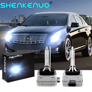 Front Stock HID Headlight Bulbs for Cadillac XTS 2013-2017 LOW HIGH Beam Qty2 XQ - Imagen 1 de 9