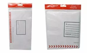 Bolsas de correo postales blancas MUY fuertes / Sobres auto sellados de polietileno / Bolsas - Imagen 1 de 2