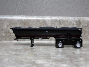 DCP 1/64 Black Mac Spread Axle Round Dump Trailer Farm Toy - Picture 1 of 3