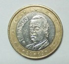 EURO SPANIEN 2009 1€ (94) 1,00€ EIN-EURO gelaufen zirkuliert aus Geldbörse