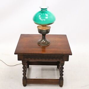 Old Charm Oak Side/Lamp/Coffee/Occasional Table Tudor Brown  FREE UK Delivery