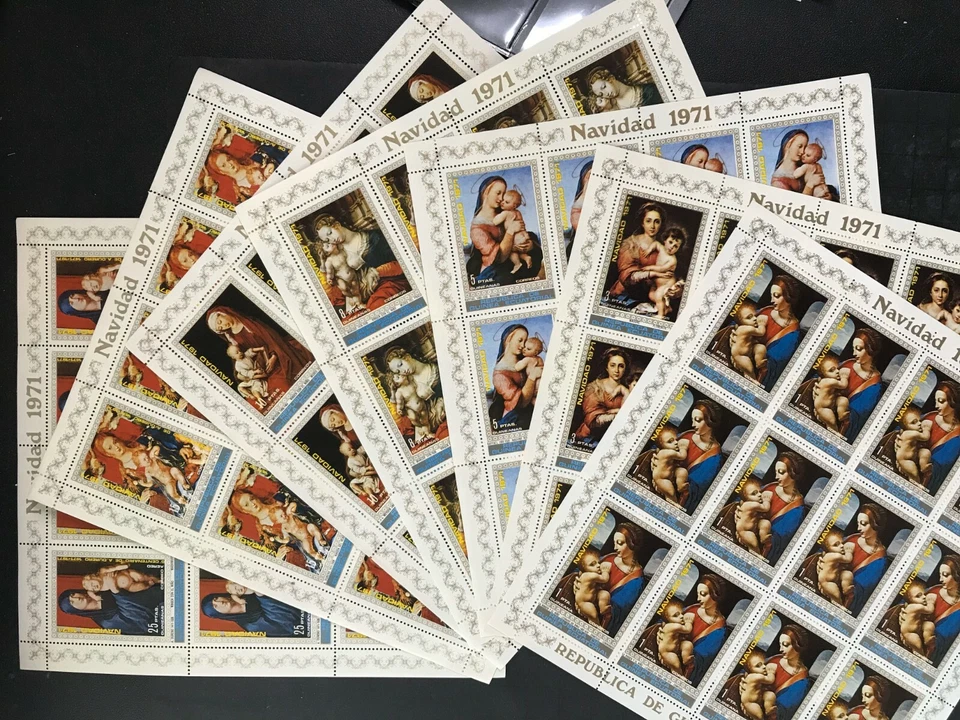 Guinea Ecuatorial #Mi37-Mi43 MNH M/S Navidad Foto 1 de 1