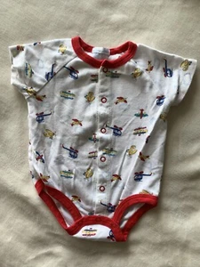 Baby Inc One Piece Bodysuit 0-3 Month Airplane/helicopter - Picture 1 of 2