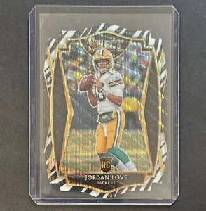 2020 Select Jordan Love Zebra Die Cut Premier Level Rookie SSP - Picture 1 of 6