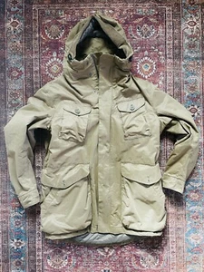 LOGG H&M Men’s Hooded Parka, Medium, Lined, Water Resistant, Olive Green - Picture 1 of 4