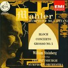MAHLER SYMPHONY NO. 1 + BLOCH STEINBERG / PITTSBURGH OOP NEUF SCELLÉ