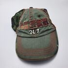 Redneck 24 7 M And F Novelty Hat Cap Green Mesh Strapback B303d