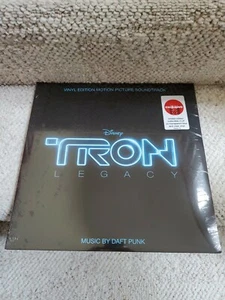 Daft Punk - Tron Legacy Soundtrack - Target Excl Transparent Clear/Blue 2LP! New - Picture 1 of 6
