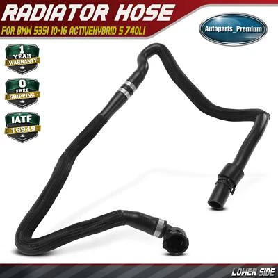 Lower Radiator Coolant Hose for BMW F07 F10 535i xDrive 740i 740Li 17127583175 - Image 1 of 4