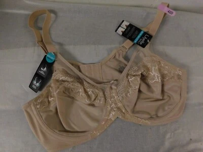 Lilyette by Bali Minimizer Full Coverage Bra NEW NUDE 42D - Image 1 of 3